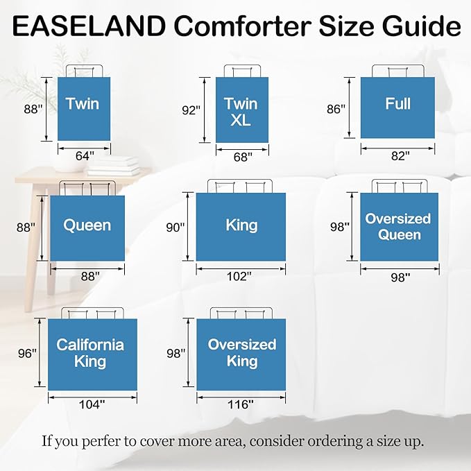 Down Alternative Comforter - Twin XL - 68 x 92 in