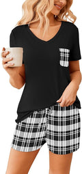 Women's Pajama Set - Short Sleeve - 2 Piece