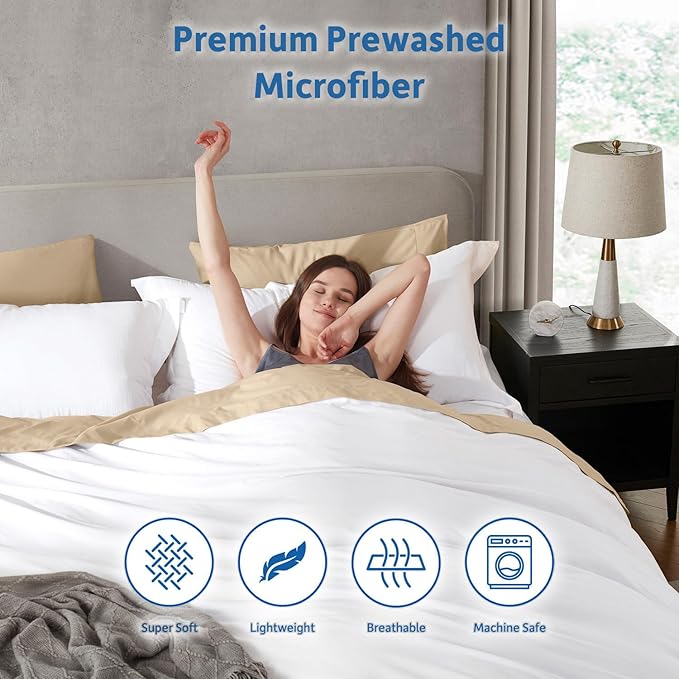 Duvet Cover Set - Queen - 90 x 90 in - 3 Piece