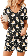 Women's Pajama Set - Short Sleeve - 2 Piece