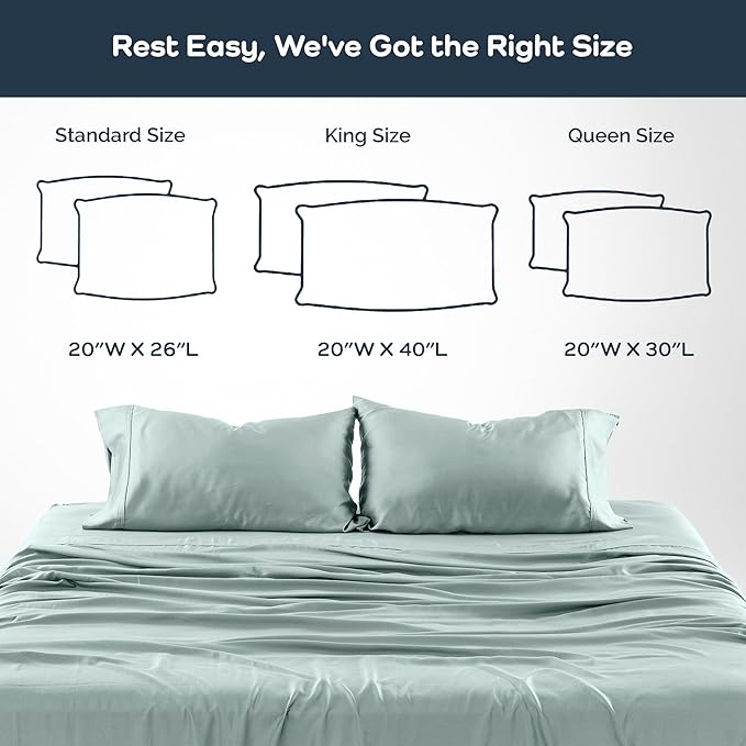 Cooling Pillowcase Set - King - 2 Piece