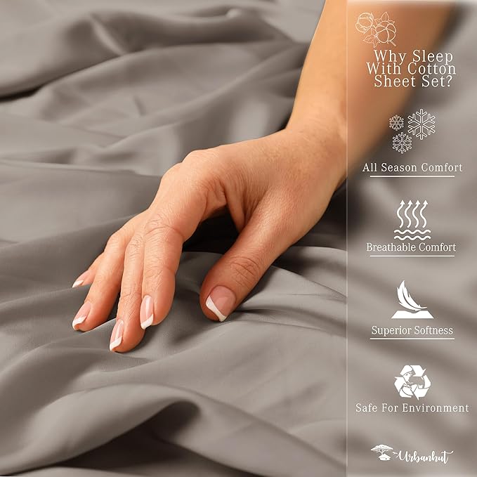 Bed Sheet Set - Twin - 16 in Deep Pocket - 3 Piece