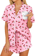 Shorts Pajama Set - Short Sleeve - 2 Piece