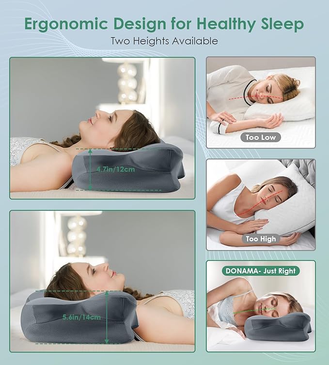 Memory Foam Cooling Bed Pillow