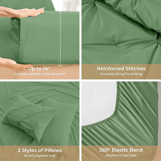 Comforter Set - California King - 7 Piece