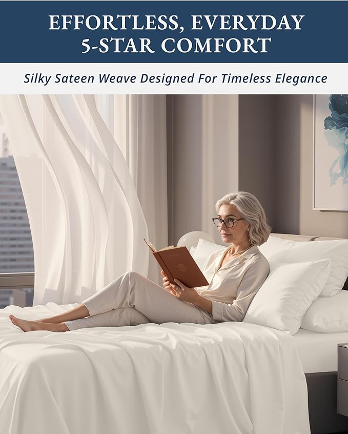 Linen Cooling Bed Sheet Set - Queen