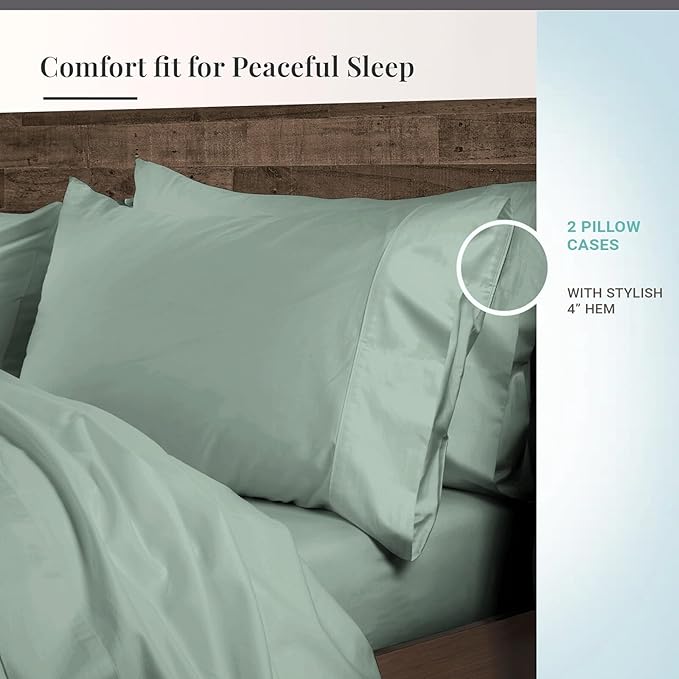 100% Cotton Pillowcase Set - Queen - 2 Piece