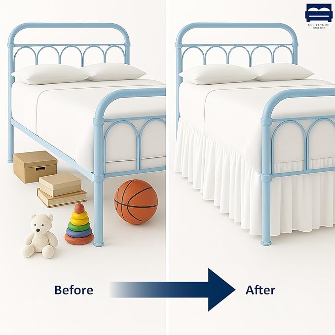 Microfiber Bed Skirt - Full - 22 in Drop