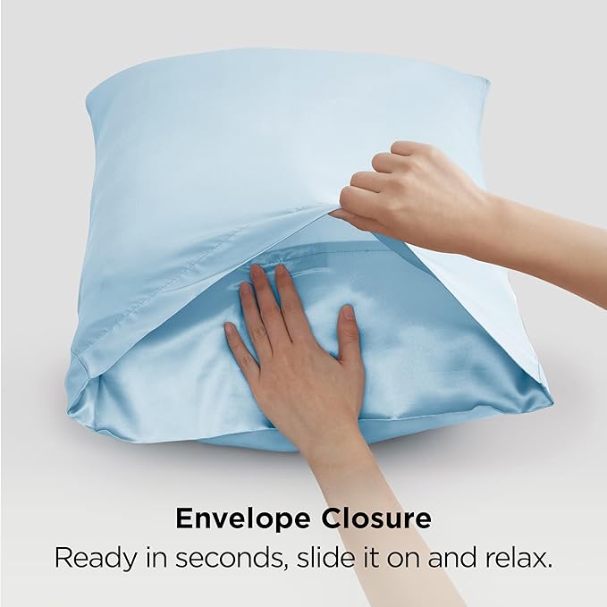 Satin Pillowcase Set - King - 20 x 36 in - 2 Piece