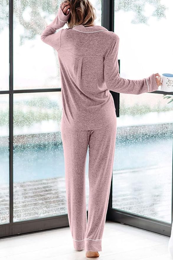 Women's Pajama Set - Long Sleeve - 2 Piece