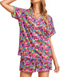 Women's Pajama Set - Short Sleeve - 2 Piece