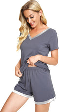 Women's Bamboo Cooling Pajama Set - Short Sleeve - 2 Piece