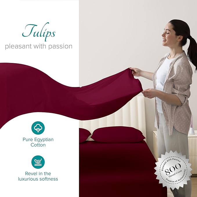 Linen Cooling Bed Sheet Set - California King - 16 in Deep Pocket - 4 Piece