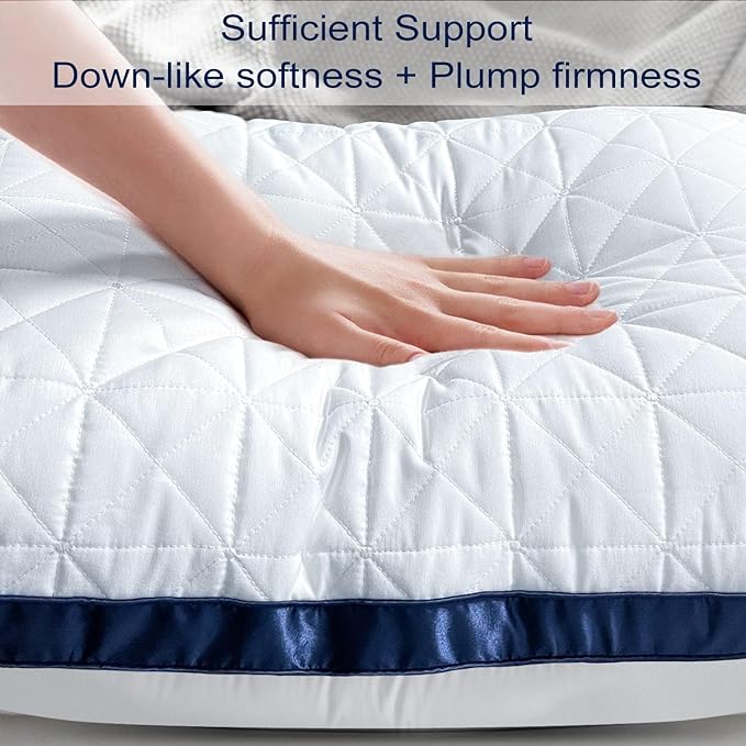Down Alternative Cooling Bed Pillow - King - 4 Pack