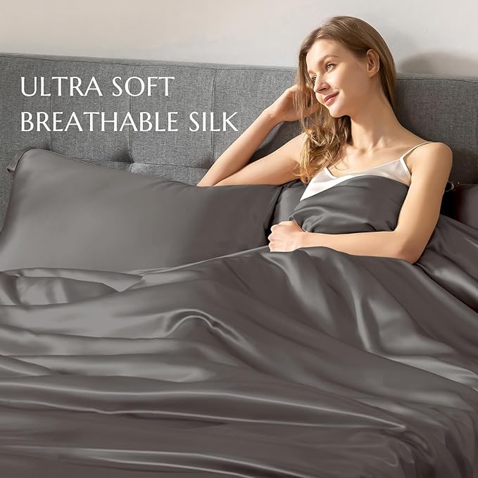 Mulberry Silk Duvet Cover - King