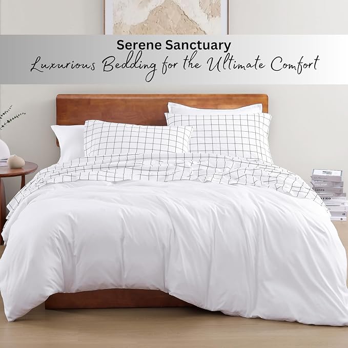 Linen Bed Sheet Set - Twin - 15 in Deep Pocket - 3 Piece