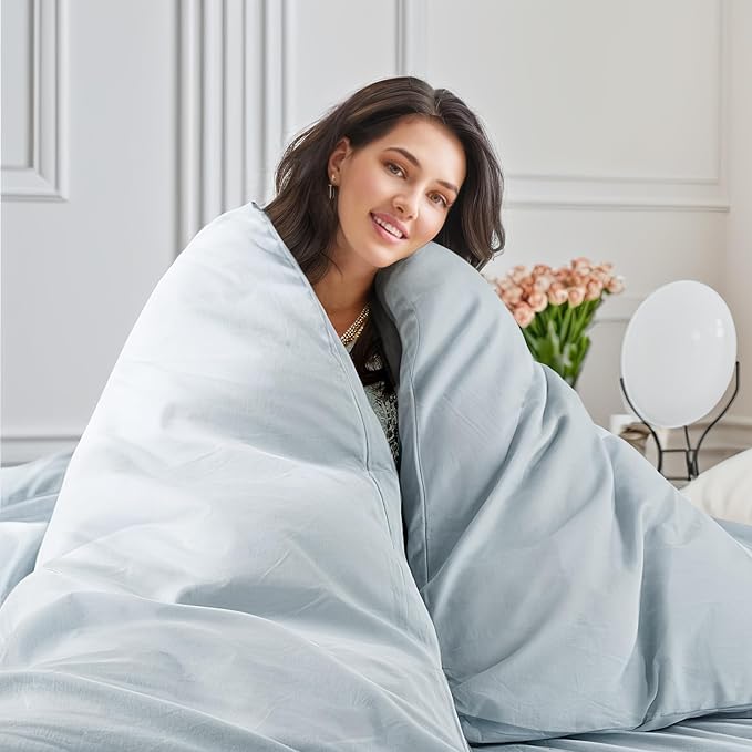 Linen Duvet Cover Set - Full - 3 Piece