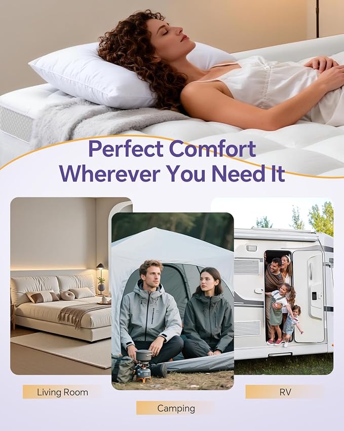 Memory Foam Mattress Topper - Queen