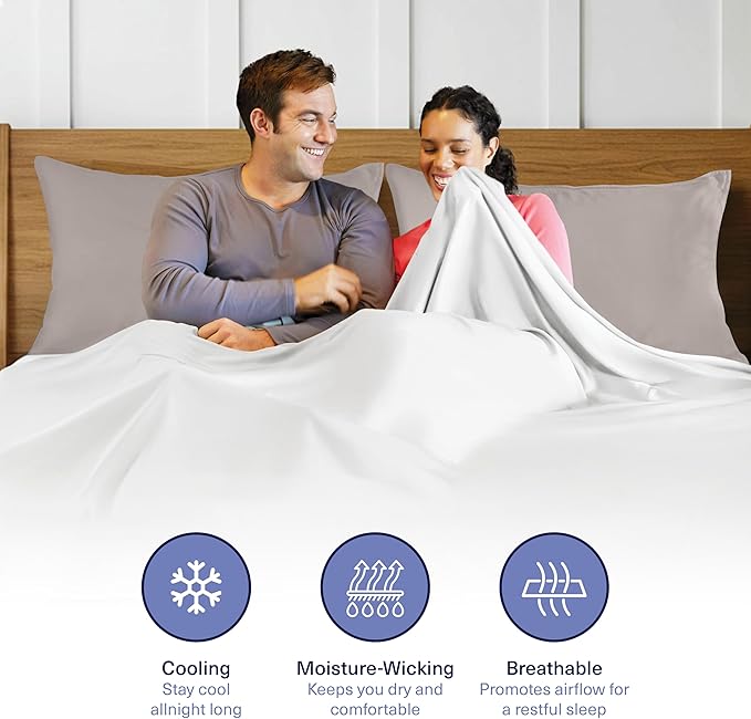 Bamboo Cooling Pillowcase Set - Standard - 2 Piece