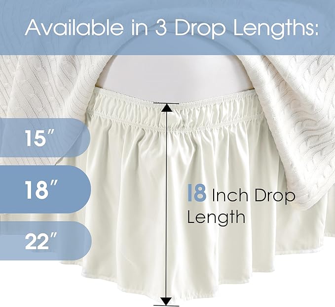 Bed Skirt - Twin - 18 in Drop