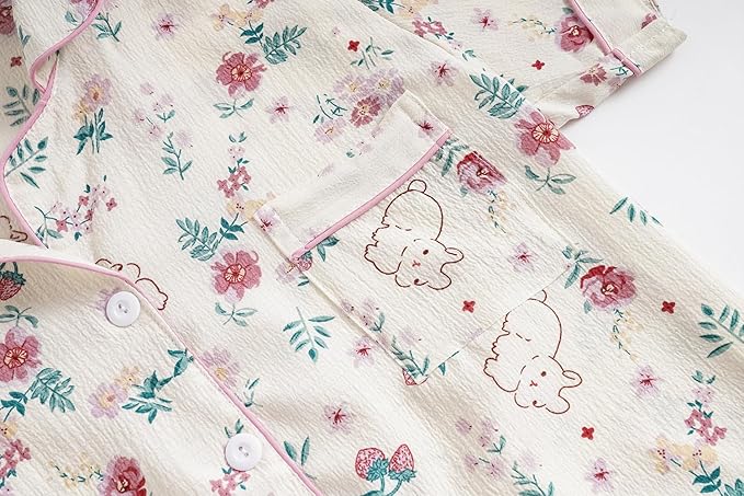Shorts Pajama Set - Short Sleeve - 2 Piece