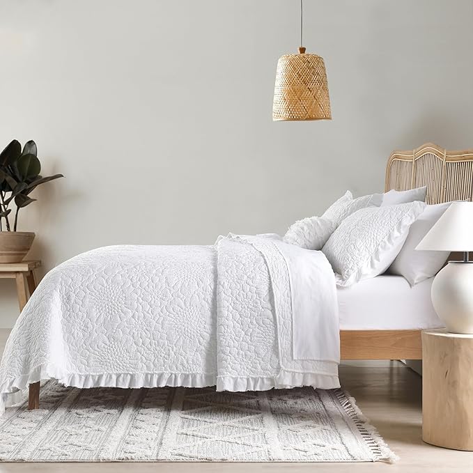 Microfiber Quilt Set - King - 3 Piece