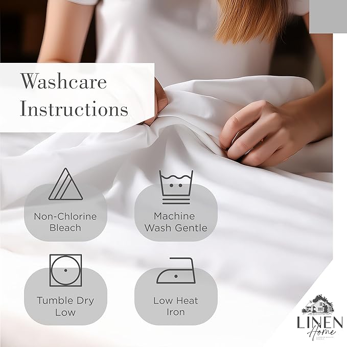 100% Cotton Bed Sheet Set - California King - 4 Piece