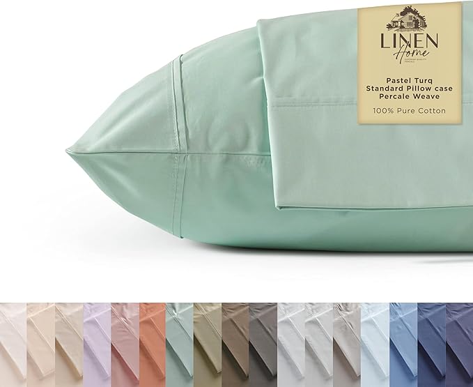 100% Cotton Pillowcase Set - Queen - 2 Piece