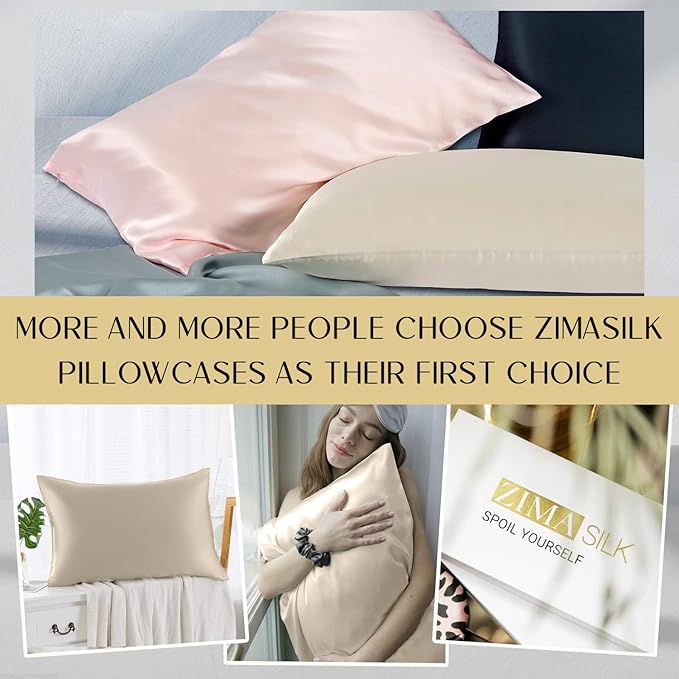 Mulberry Silk Pillowcase Set - Standard - 2 Pack