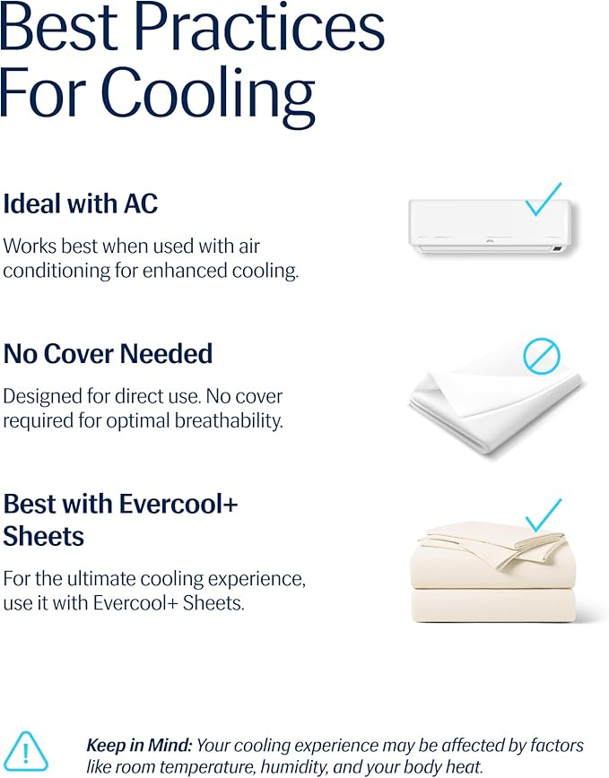 Cooling Comforter - King - 106 x 90 in