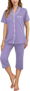 Capri Pajama Set - Short Sleeve - 2 Piece