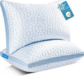 Memory Foam Cooling Bed Pillow - Queen - 2 Pack