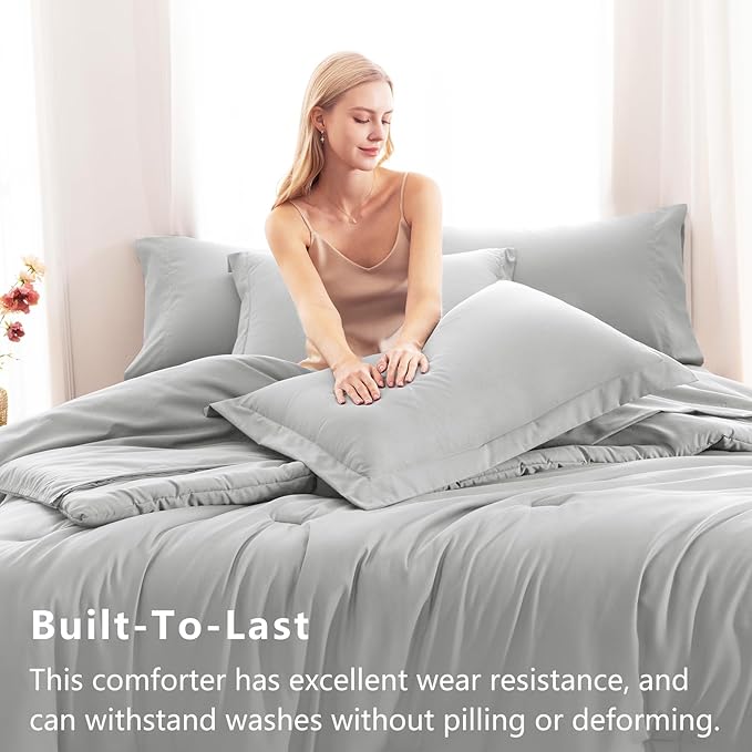 Down Alternative Comforter Set - King - 7 Piece