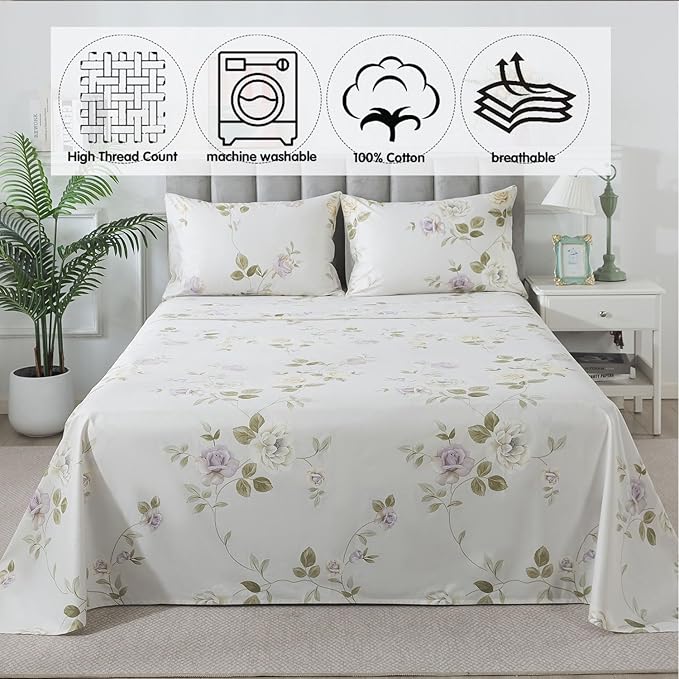 Bed Sheet Set - Full - 4 Piece