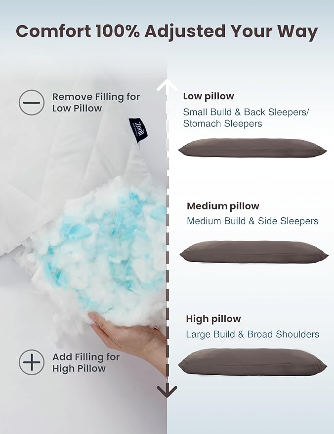 Bamboo Weighted Body Pillow - Full