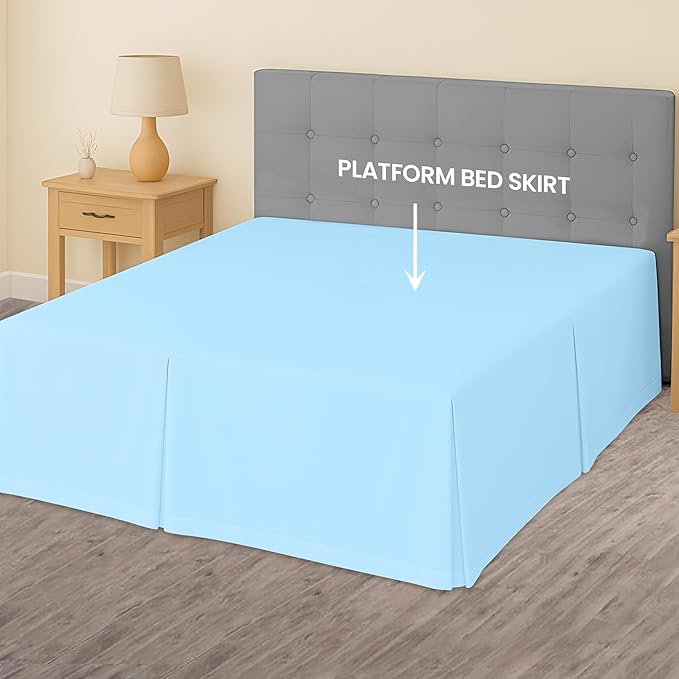 Microfiber Bed Skirt - Twin - 11 in Drop