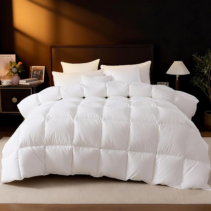 100% Cotton Duvets Down Comforter - Queen - 90 x 90 in