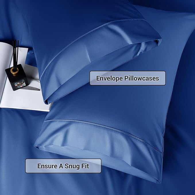 Bamboo Cooling Bed Sheet Set - California King - 4 Piece