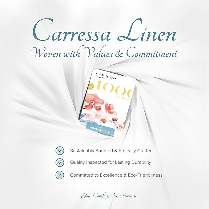 Linen Cooling Pillowcase Set - Queen - 2 Piece