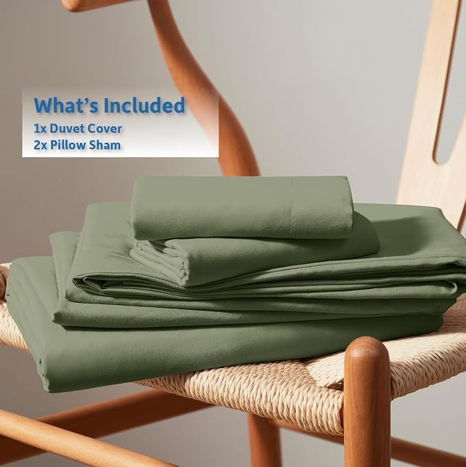 Duvet Cover Set - Full - 80 x 90 in - 3 Piece