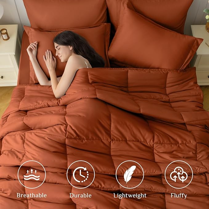 Down Alternative Comforter Set - King - 7 Piece