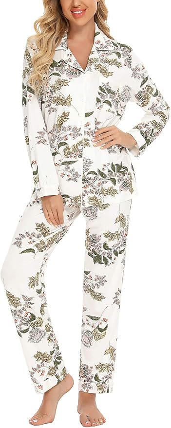 Women's Pajama Set - Long Sleeve - 2 Piece
