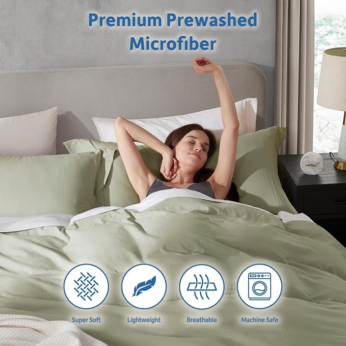 Duvet Cover Set - Full - 80 x 90 in - 3 Piece