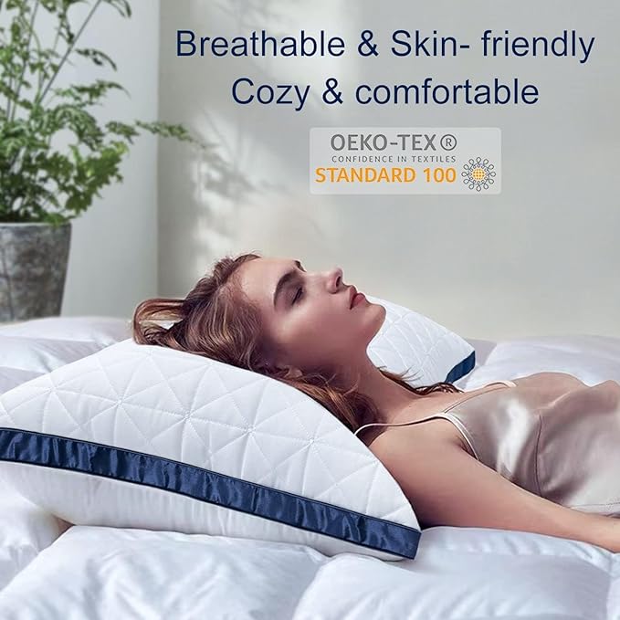 Down Alternative Cooling Bed Pillow - King - 4 Pack
