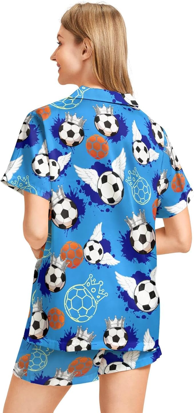 Women's Pajama Set - Short Sleeve - 2 Piece