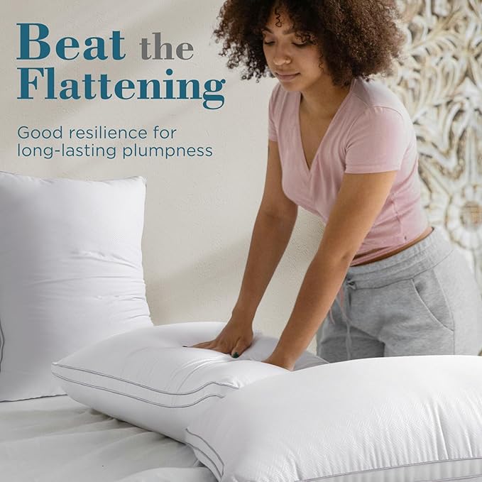 Down Alternative Bed Pillow - Queen - 2 Piece