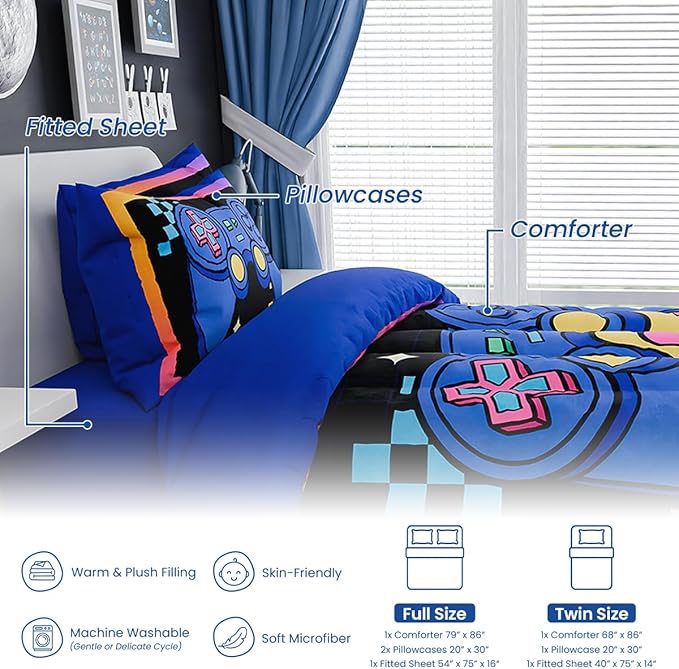 Microfiber Comforter Set - 3 Piece