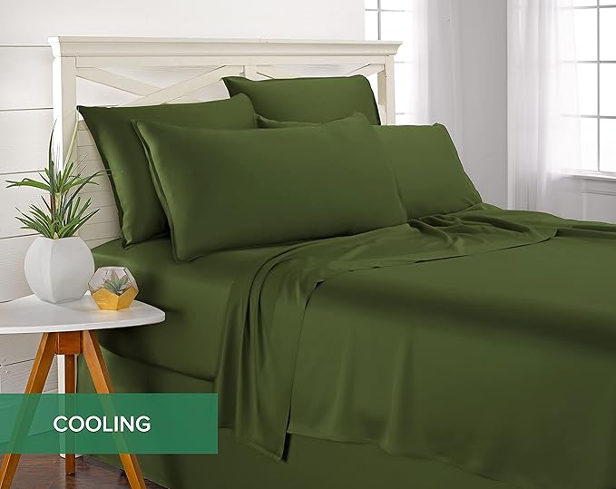 Bamboo Cooling Bed Sheet Set - Full - 4 Piece