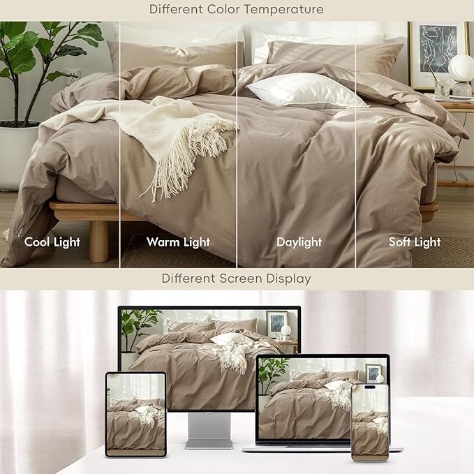 Linen Duvet Cover Set - Queen