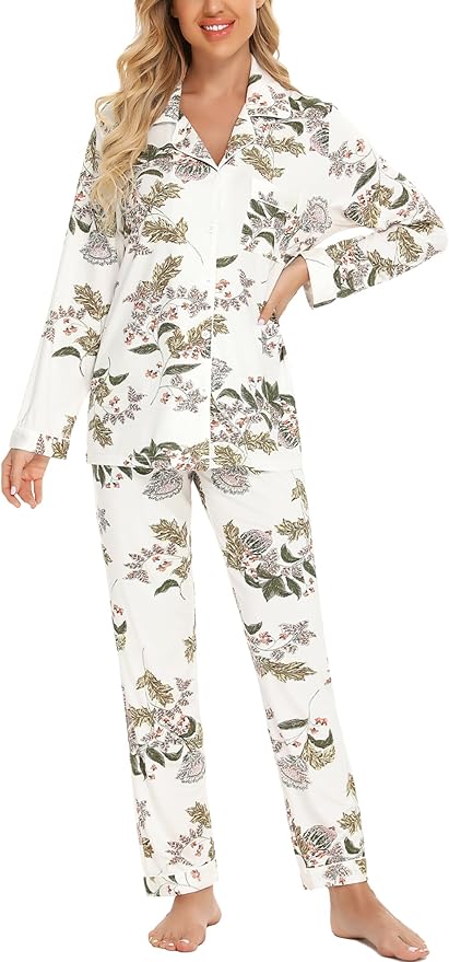 Women's Pants Pajama Set - Long Sleeve - 2 Piece